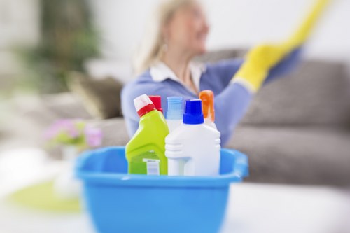 Neatly cleared room after a professional house clearance service