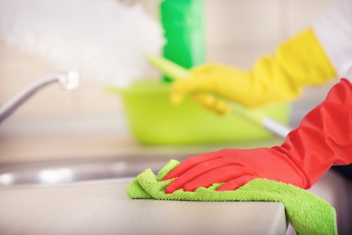 Final clean for a residential or commercial property after renovation in Edgware